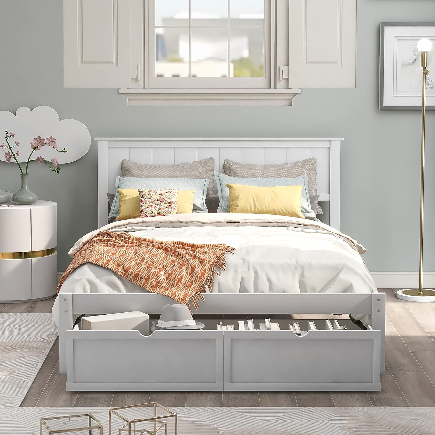 10 TopSelling Wooden Headboard Beds with Storage at Amazon SOAPLAKE'S
