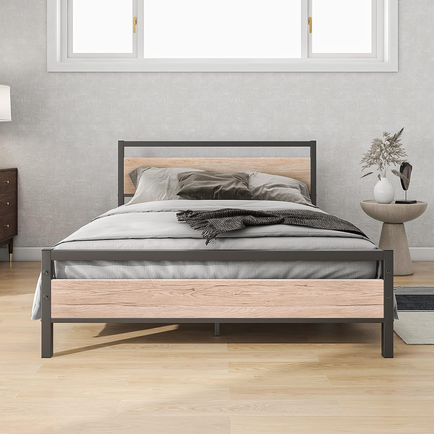 14 Amazon Bed Frames with Headboards for Industrial Chic SOAPLAKE'S