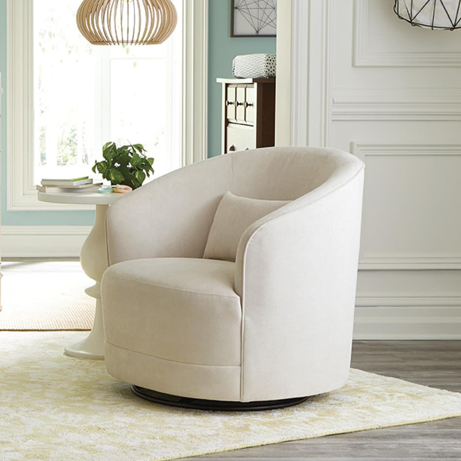 [Open Box] Nurture& Swivel Supreme Ivory Glider, Perfect for Nursery ...