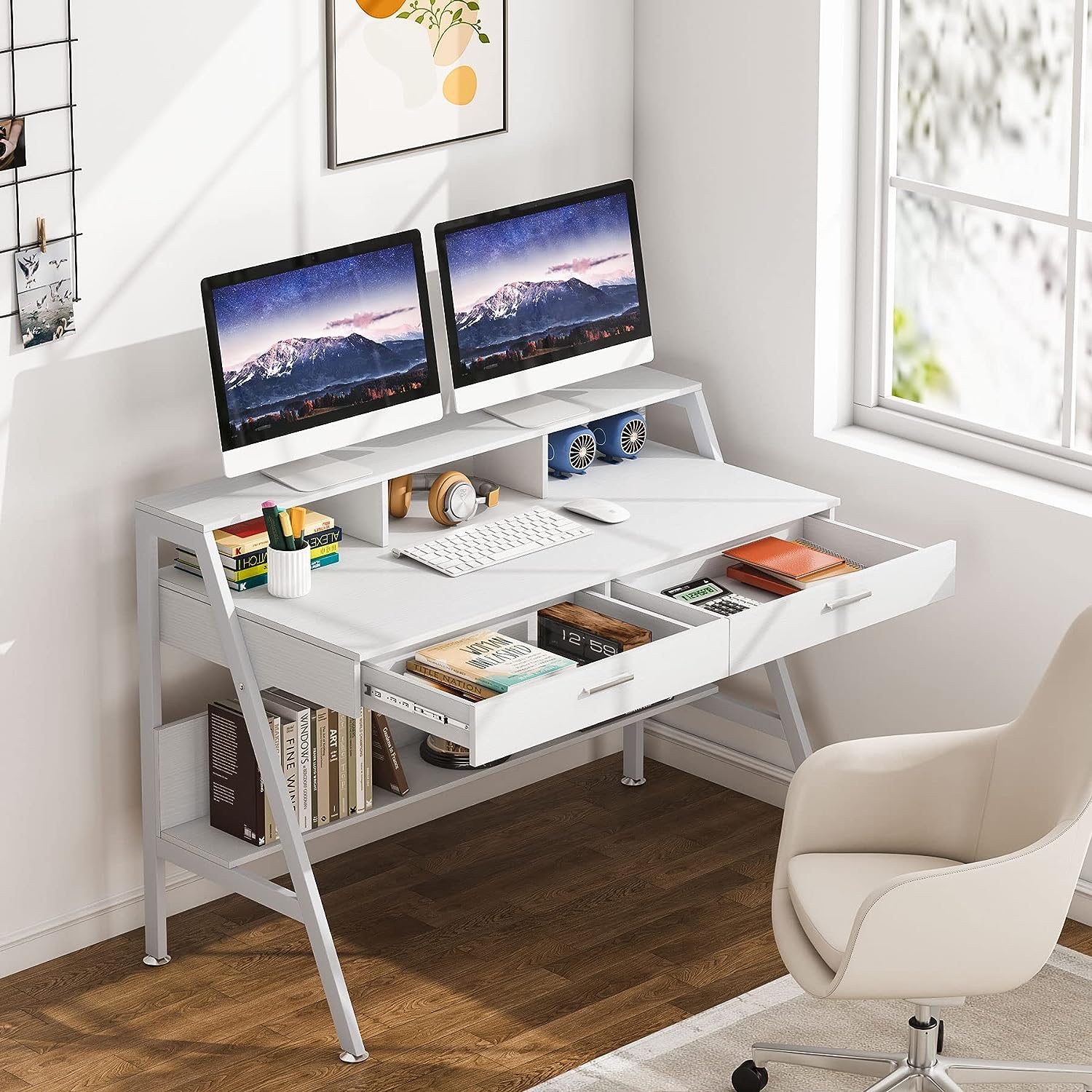Amazon’s Finest 8 White Ladder Desks for Your Farmhouse Home Office