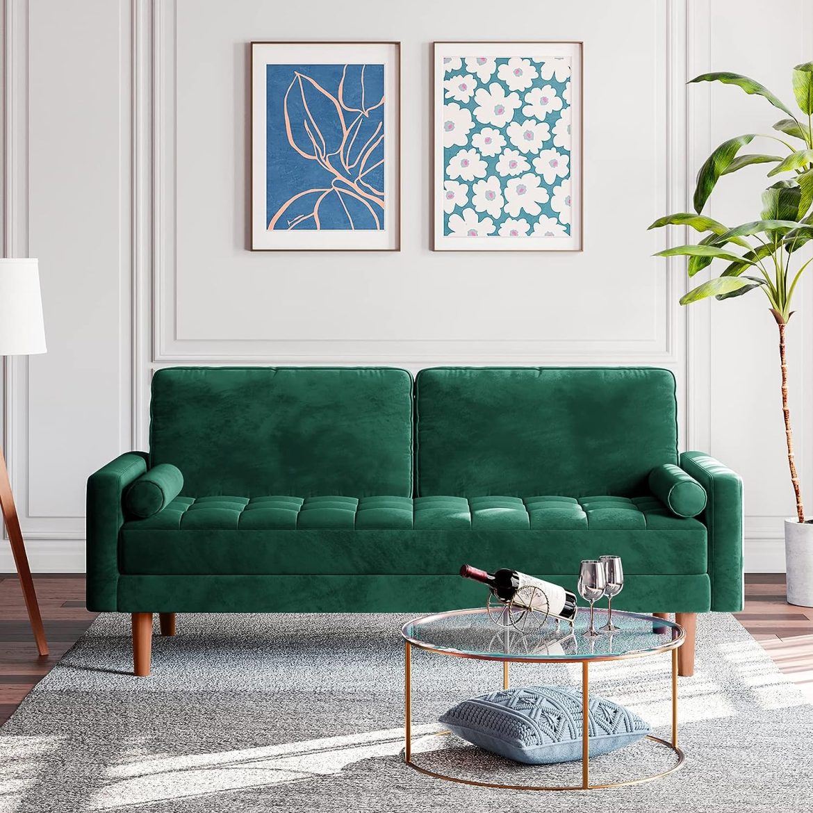 Plush Picks: Top 10 Small Green Velvet Couches on Amazon