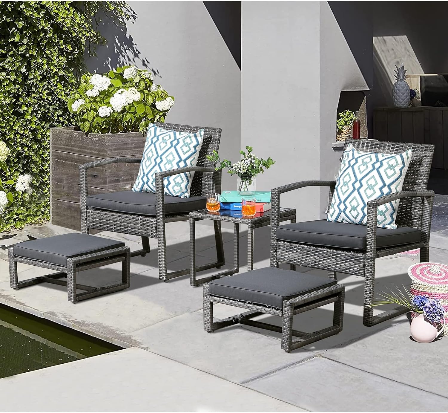 Relax in Style The 12 Best 2Person Patio Sets with Footrests for