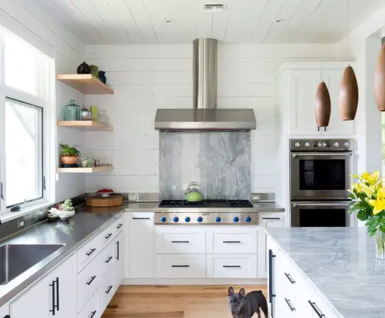 30 Transitional Style Kitchen Ideas with Stainless Steel Countertops from Design Pros