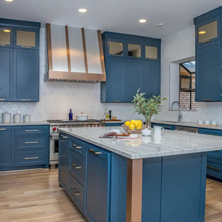 30 Stunning Modern Blue Kitchen Ideas from Top Designers